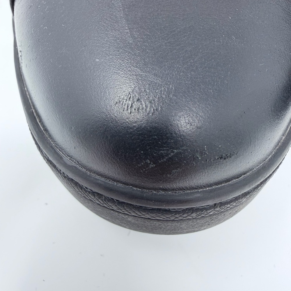 Prada Black Leather Sneakers size S - Picture 2 of 10